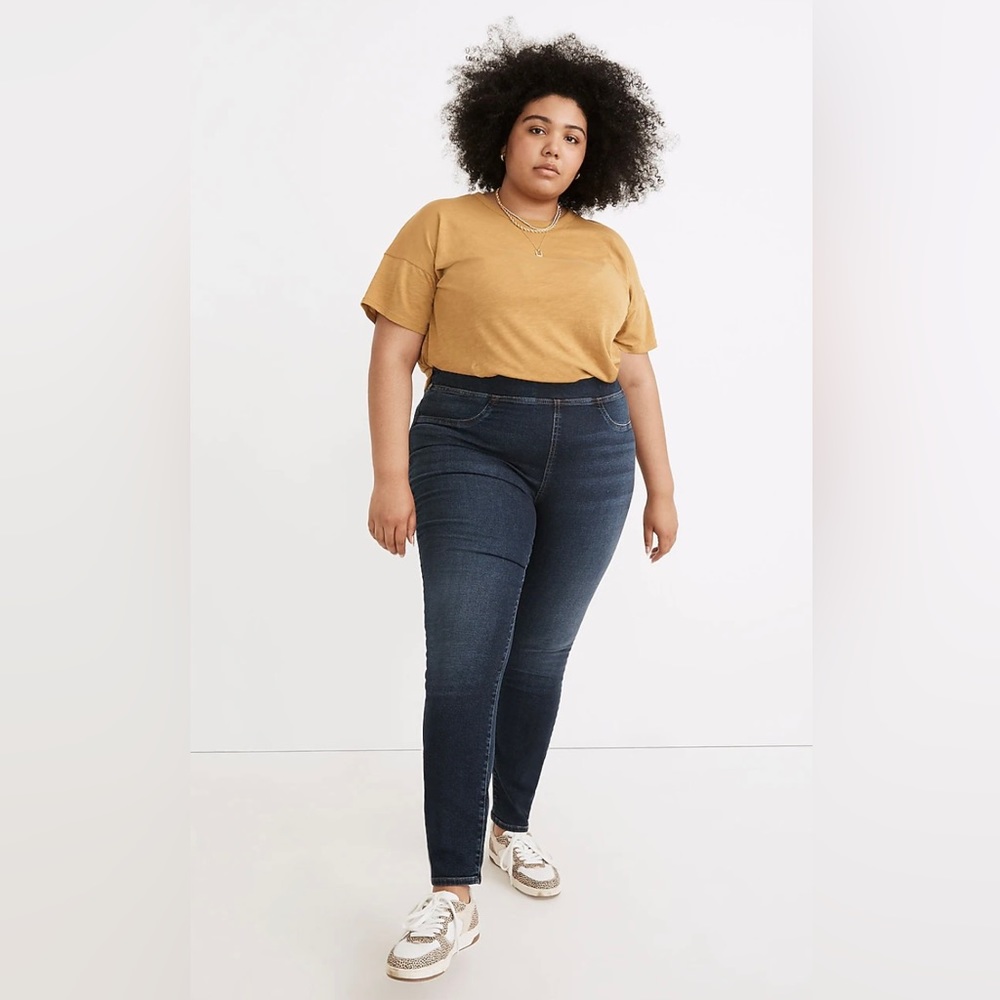 NWT Madewell pull-on skinny jeans in wisteria wash